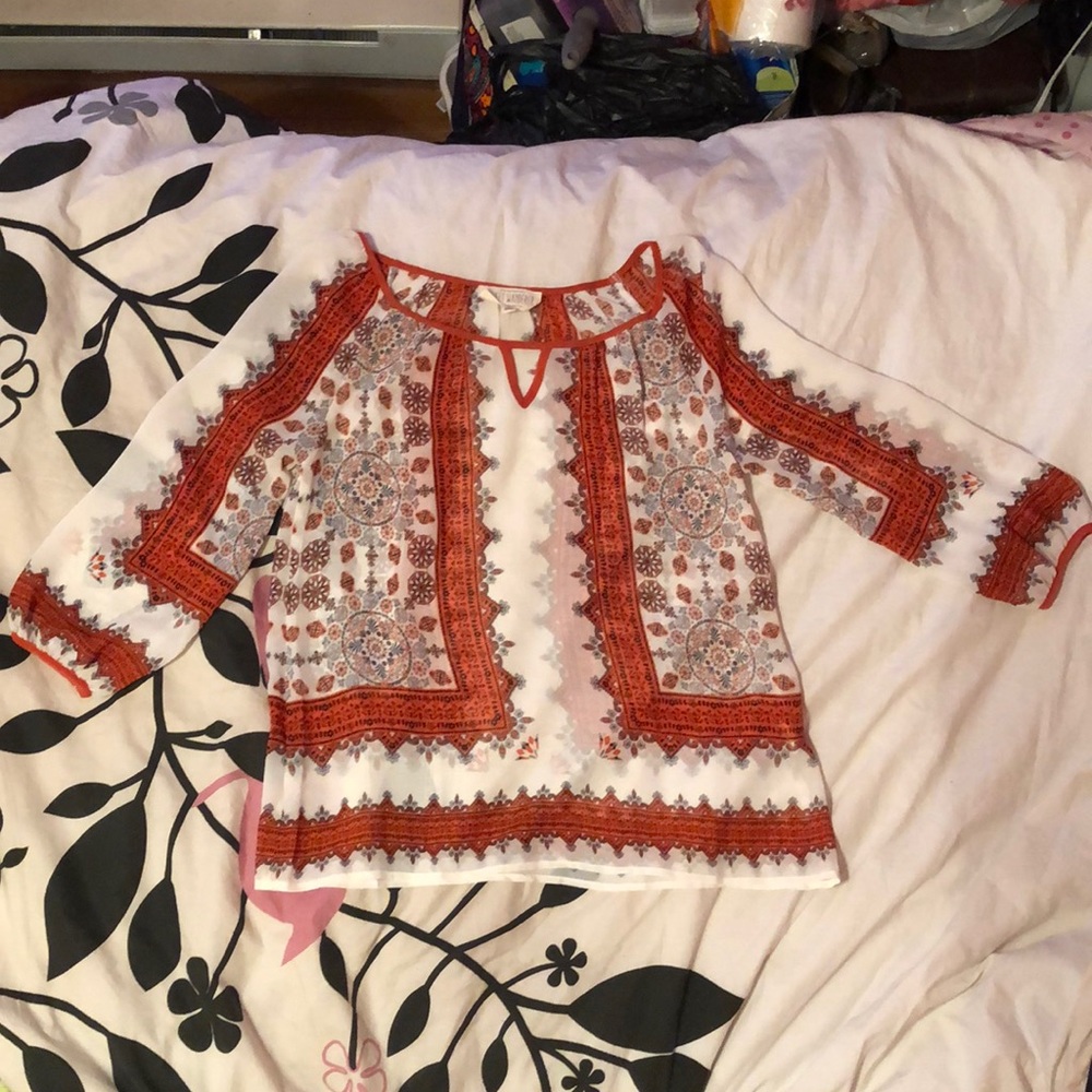 Long sleeve blouse